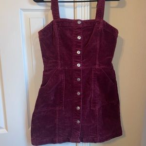 H&M Divided Velvet/Maroon Overall Jumper